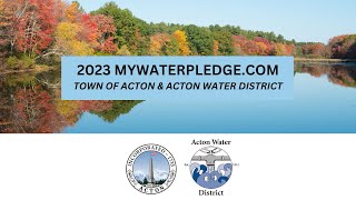 ACTON MA - 2023 MY WATER PLEDGE