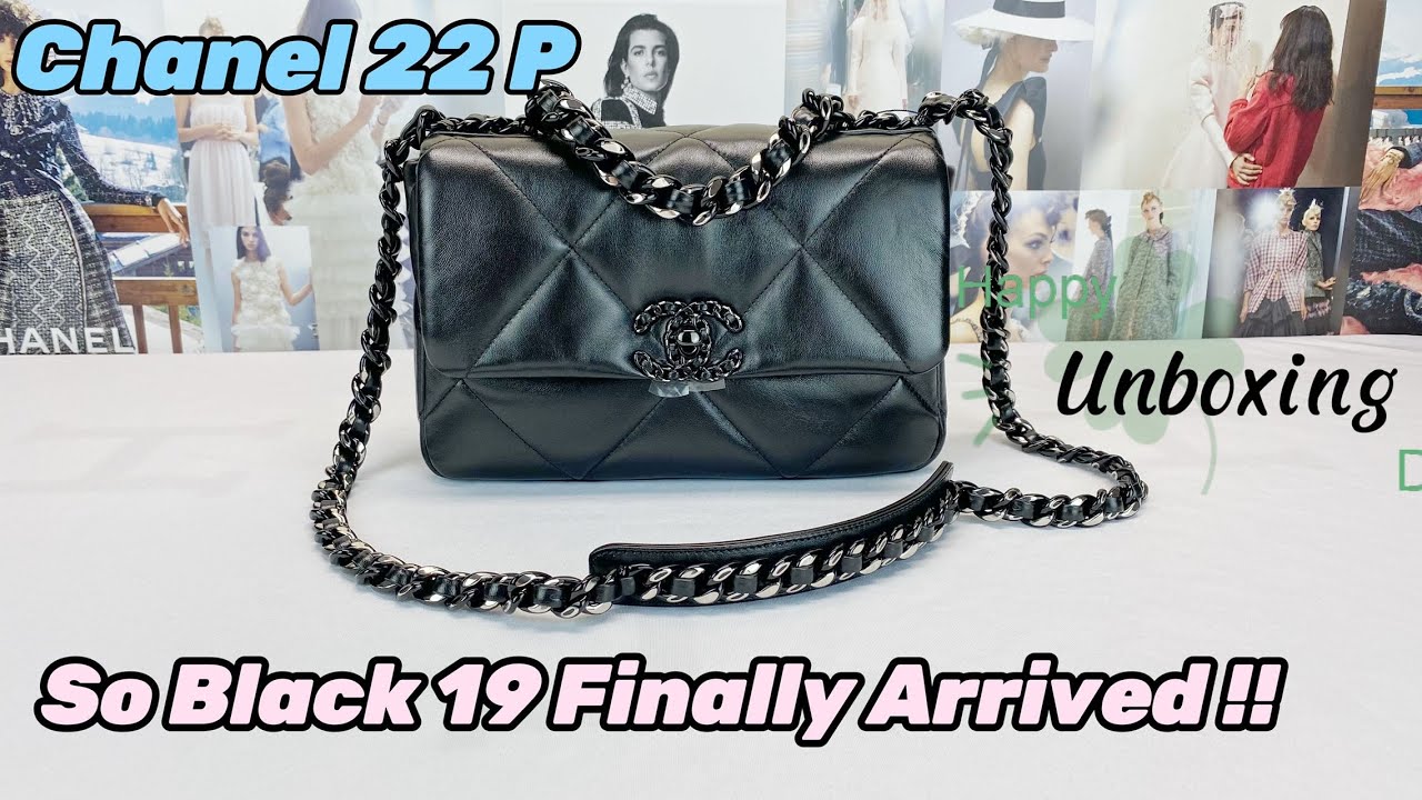 Chanel 22P So Black 19 Finally Arrived !! - YouTube