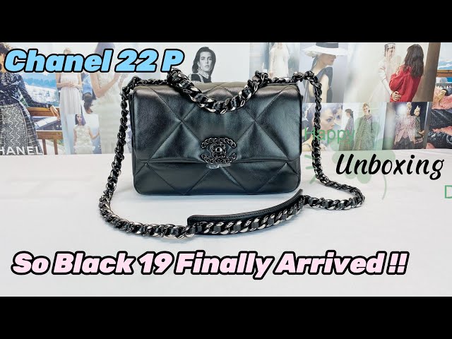 Chanel 22P So Black 19 Finally Arrived !! 