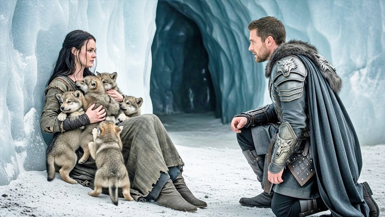 The Alpha King Found His Missing Luna — Lying Beside 15 Pups She Had Kept Alive All Night