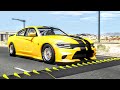 Massive Spike Strip Pileup Crashes #65 – BeamNG Drive | CrashBoomPunk