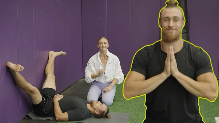 NFL Yoga Routine with George Kittle Led By His Sis...