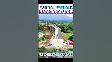 Thumbnail of Exit Tol Bocimi 2 Hari Ini Dibuka, 23 DESEMBER 2022
