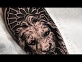 Best Lion Tattoo time lapse