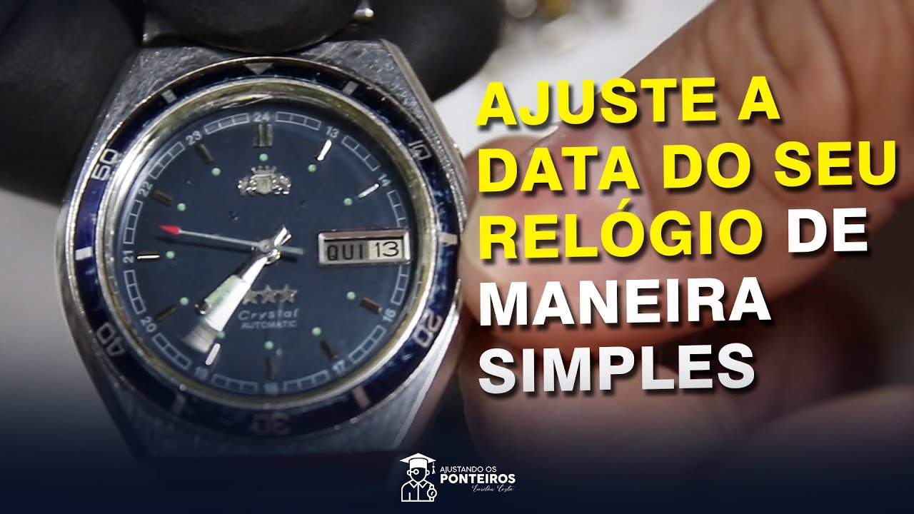 Como Ajustar o Dia e a Data do Relógio