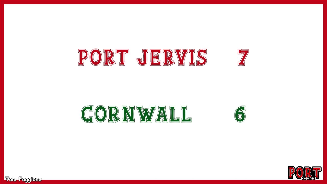 Port Jervis Football vs Cornwall - History in the Making March 12, 2021
