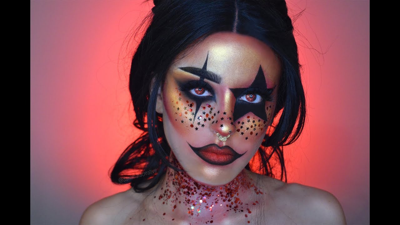 Star Clown - Fast Makeup Tutorial | Halloween Series - YouTube