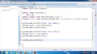 Java Tutorial 14: Java Input and Output