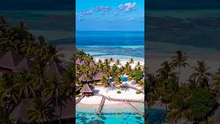 Maldives Cinematic Drone Film With Deep House Luxury 4K Ocean Therapy