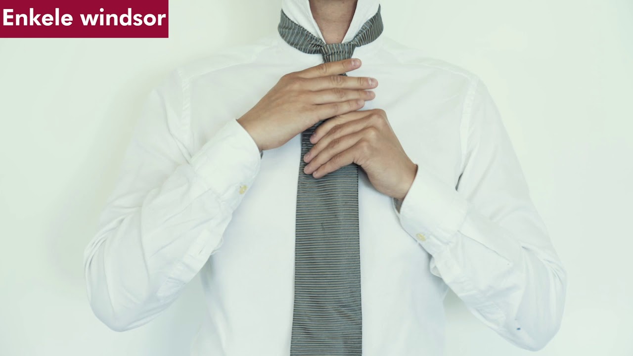 Enkele windsor: zo knoop je de perfecte das