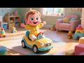 Beep Beep, Baby’s Car 🚗🎶 Fun Vehicle Song for Kids | Toddler Nursery Rhyme