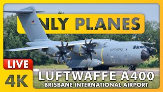 🔴 2 x A400M Luftwaffe + CX 747 @ Brisbane Airport w/ James & Matty + ATC ✈️