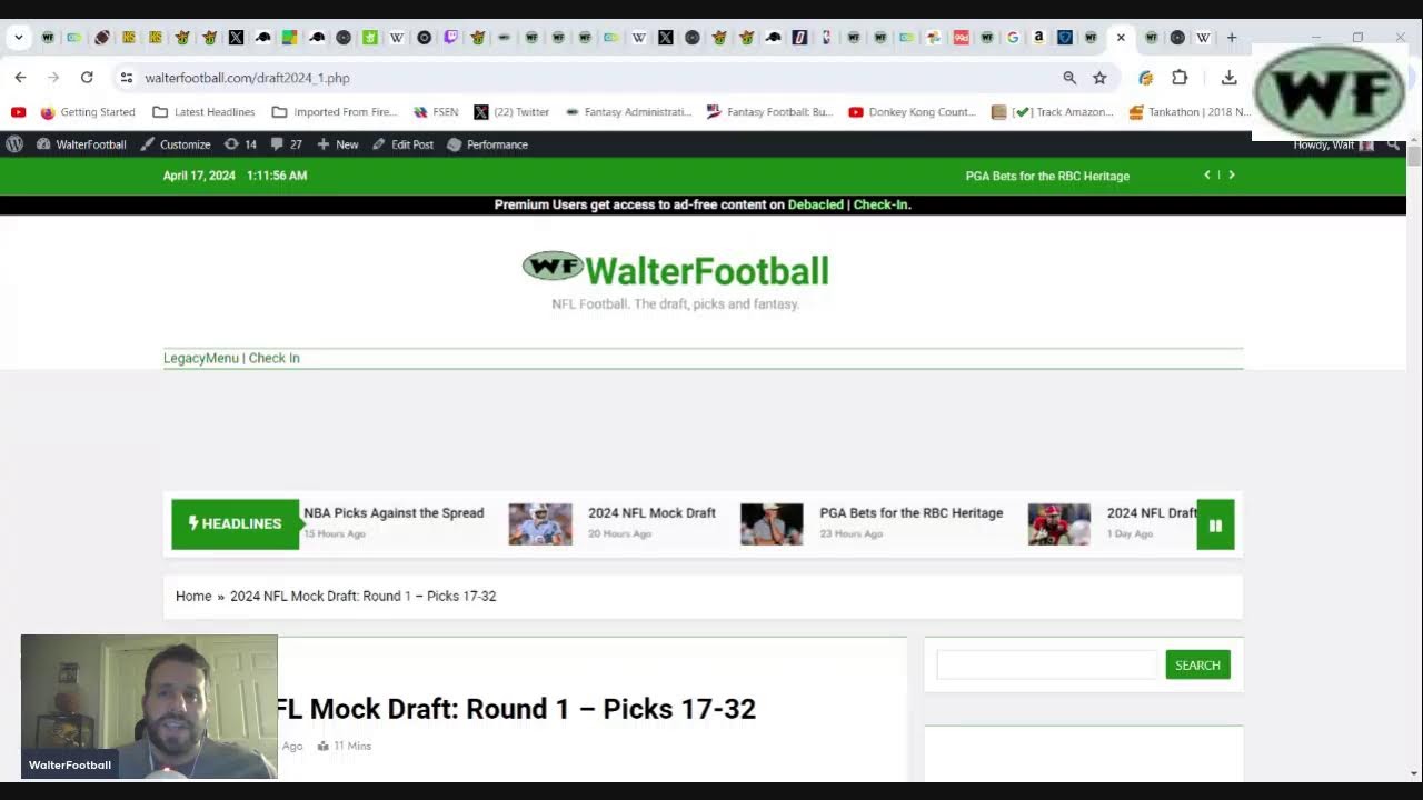 2024 NFL Draft Rumors After Dark, April 18 YouTube