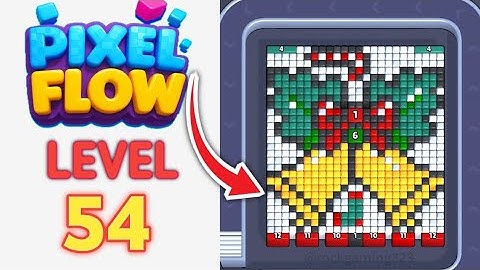 Pixel Flow Level 54 Walkthrough