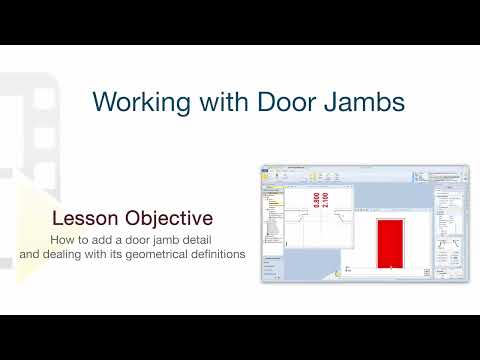 Tutorial Edificius - Working with Door Jambs - ACCA software