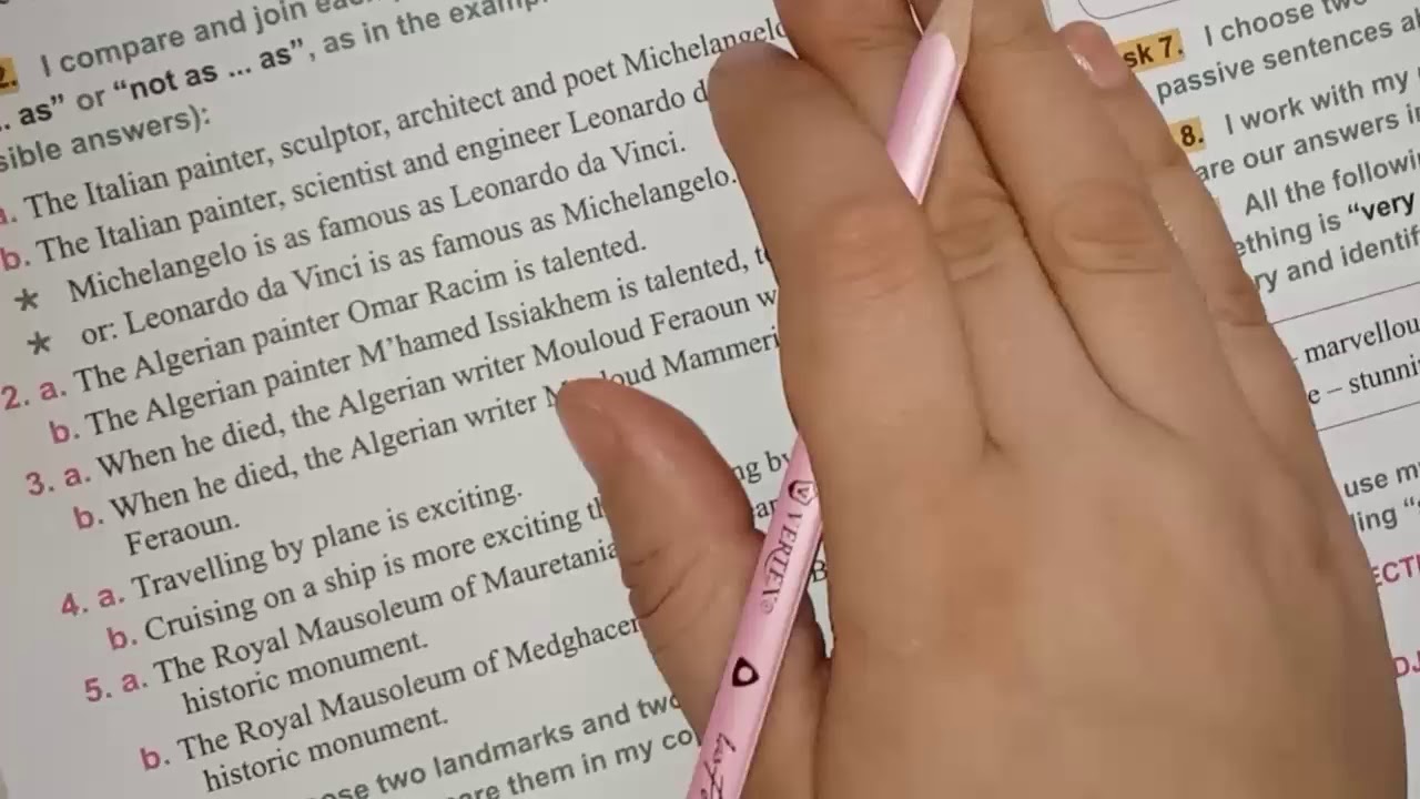 الرابعة متوسط حل صفحة 36 لغة انجليزية