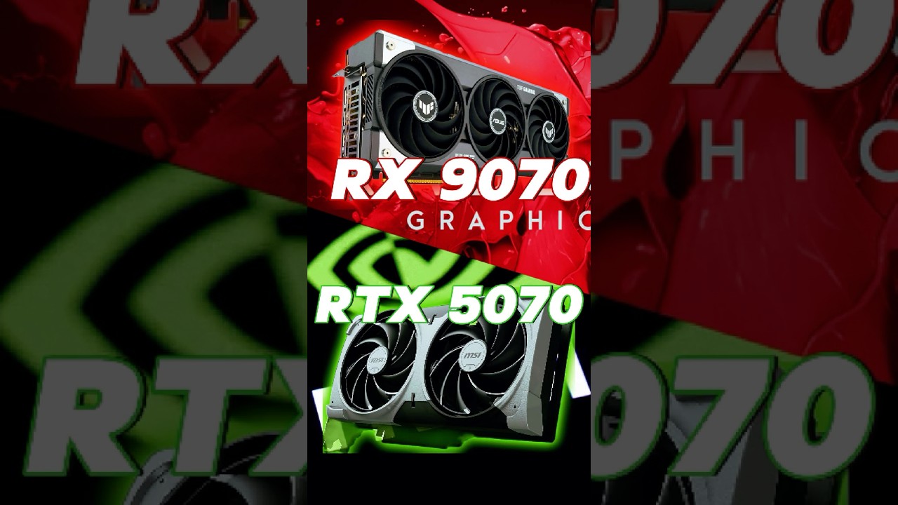 RTX 5070 o RX 9070: &iquest;Cu&aacute;l da m&aacute;s por tu dinero en 2025? #RTX5000 #nvidia #rtx5070 #rtx #pc #gamer