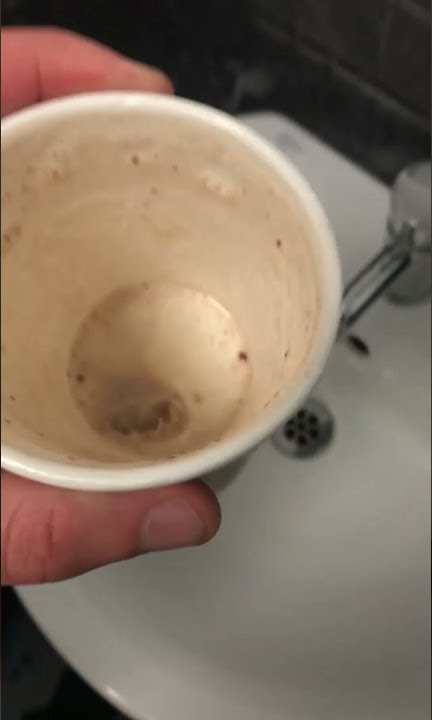 Man Finds a Condom in a Hot Chocolate Cup in Office