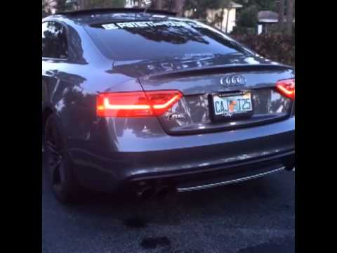 2013 Audi S5 Center Muffler Delete Youtube