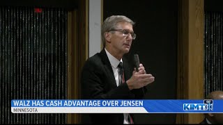 Minnesota Gov. Tim Walz has fundraising cash advantage over GOP contender Dr. Scott Jensen