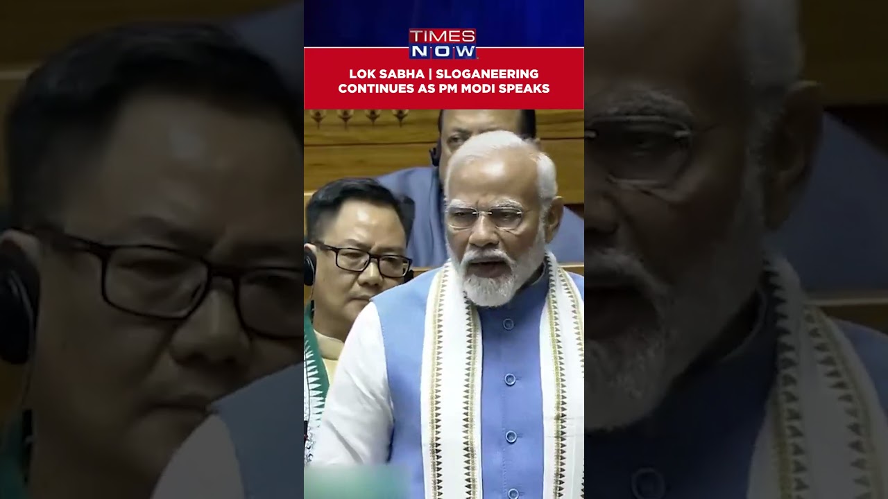 Lok Sabha: Amid Sloganeering By Opposition, Prime Minister Modi Starts His Address 