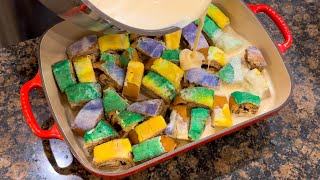 Leftover King Cake Bread Pudding by The Cajun Ninja 4,244 views 3 months ago 5 minutes, 49 seconds