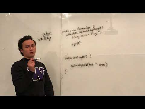 UW CSE 14x TA Application - Lesson on Parameters - Jonah Cortezzo