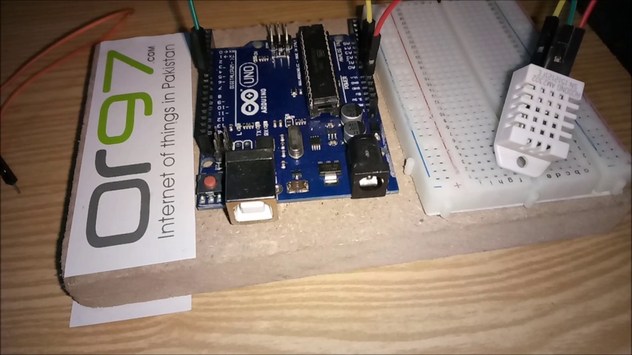 Arduino Temperature and Humidity monitor Tutorial with DHT11 or DHT22 ...