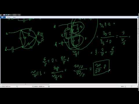 ელექტრული წრედები - კონდენსატორების რთული ამოცანა (ძველი ვერსია)