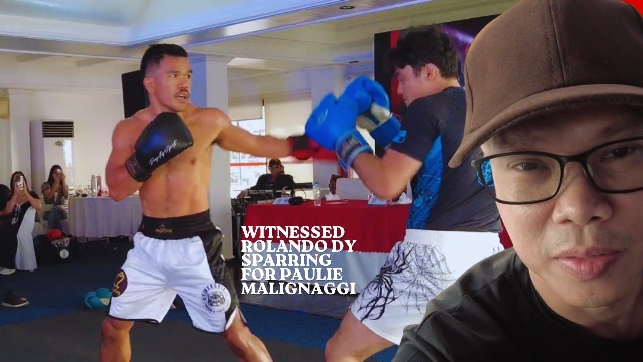 Rolando Dy Spar with an MMA fighter!