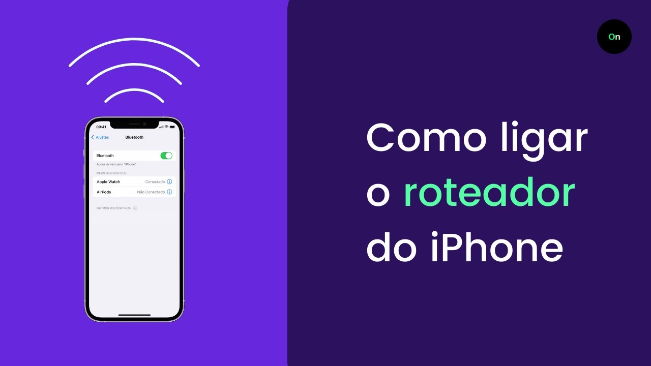 Como ligar o roteador do iPhone - YouTube