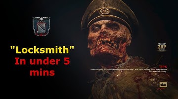 Completing the "Locksmith" contract in under 5 mins! | COD WW2 Zombies
