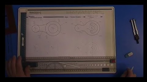 How to draw Tangency drawings - 3 (Higher Graphics)