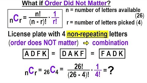 Statistics: Ch 8 Combinations and Permutations (8 of 22) The 2 Permutation Equations