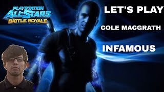 LET'S PLAY - PlayStation All-Stars: Battle Royale - Arcade Mode - Cole MacGrath (Infamous) (PS3)