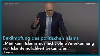 Bundestagsdebatte zu Unionsantrag zur Bekämpfung des politischen Islams am 17.05.2024