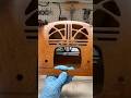 Lacquer Run Repair & Partial Rub Down Reveal | Emerson Radio | Model AE-163