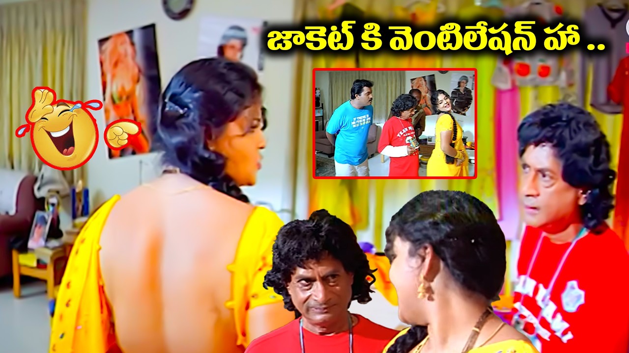 జాకెట్ కి వెంటిలేషన్ హా .. Telugu Movie Ms Narayana Super Hit Comedy Timening telugu comedy scenes