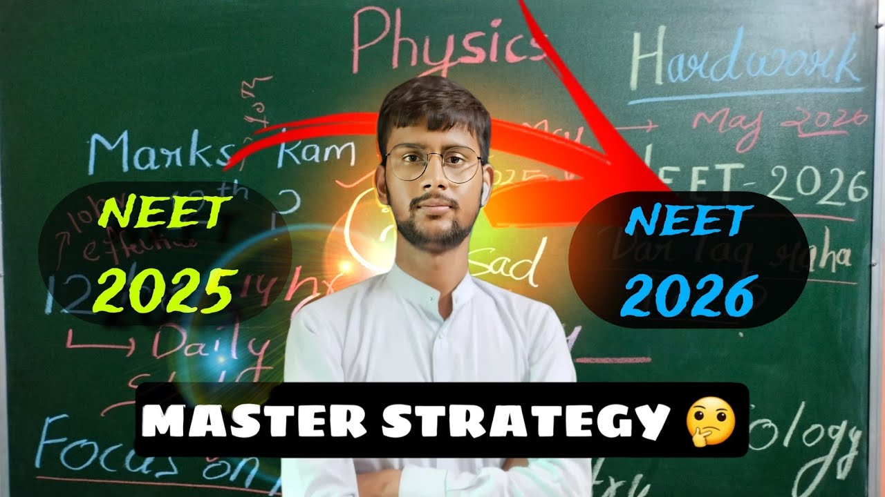 Master Plan for Neet 2026 students Complete Road Map #integrity # ...
