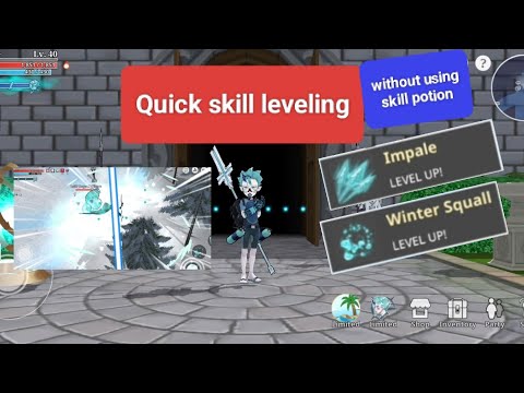 Leveling skills quickly without using skill potions | Epic Conquest 2