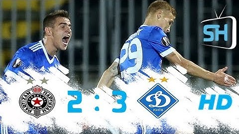 Partizan vs Dynamo Kyiv 2-3 All Goals and Highlights Europa League September 28 ,2017