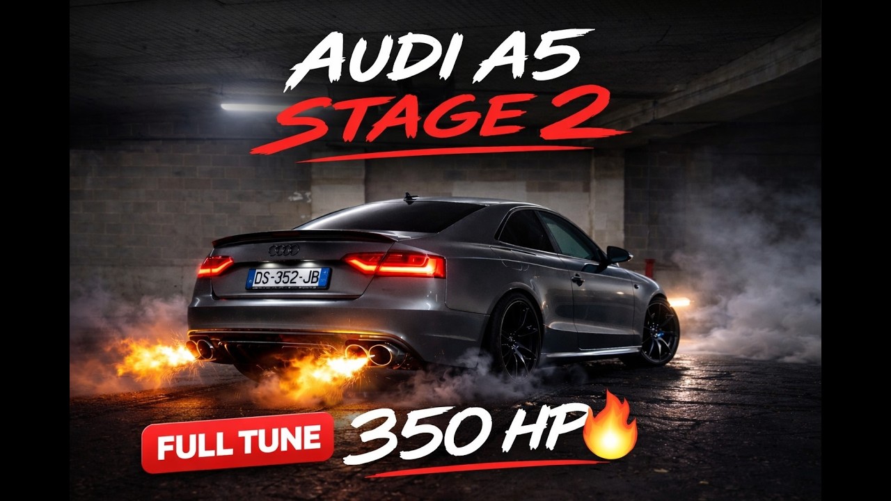 AUDI A5 3.0 V6 TDI STAGE 2 – 350 л.с. и 700 Нм | БРУТАЛЬНАЯ МЕХАНИЧЕСКАЯ КОРОБКА ПЕРЕДАЧ 🔥