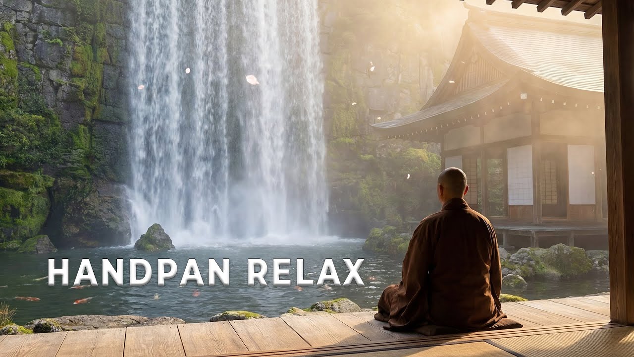 Calming meditation | Female vocals + 45 minutes Handpan music