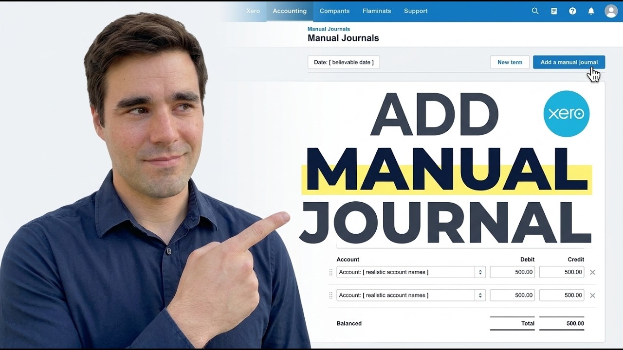 How To Add Manual Journal In Xero (Full Guide) - YouTube