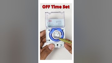 Mechanical timer switch. Temporizador mecánico@CNCElectric1988