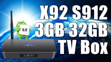 X92 Amlogic S912 Octa Core 3GB 32GB Android 6.0 4K TV Box