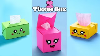 DIY Mini Tissue Holder | Easy Origami Tissue Box | Paper Craft