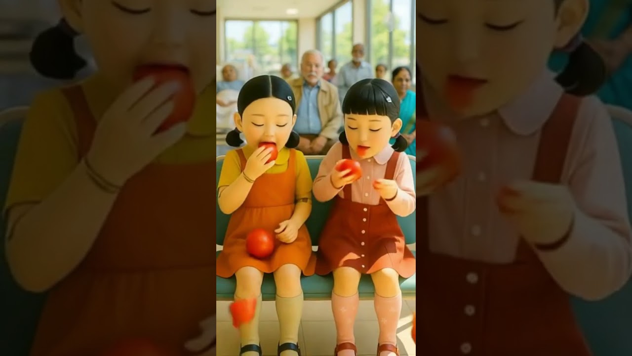 Squid Game 3| Old and New Hee Love Eating Tomatoes |Ai Mentality #squidgame3 #squidgame #tomatoes