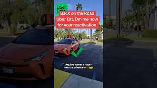 uber eat account Reactivated back on the road#ubereats #drivers #usa #canada
