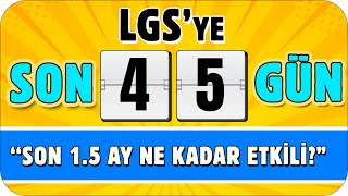 LGS'ye SON 1,5 AY KALA Yapman Gerekenler Neler❓ ⏳ Tüm Taktikler❗